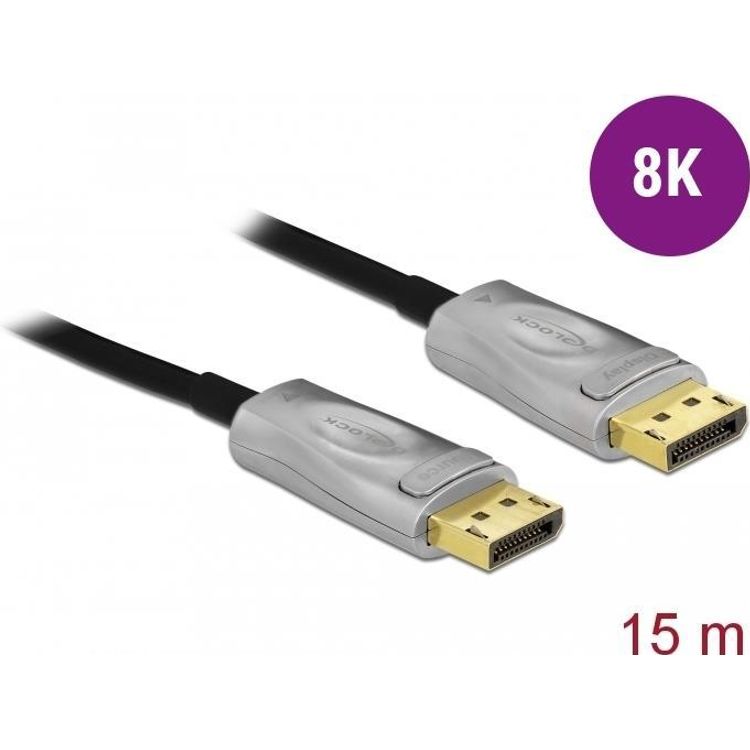 Tootefoto - DeLOCK 85886 DisplayPort-kaabel 15 m Must
