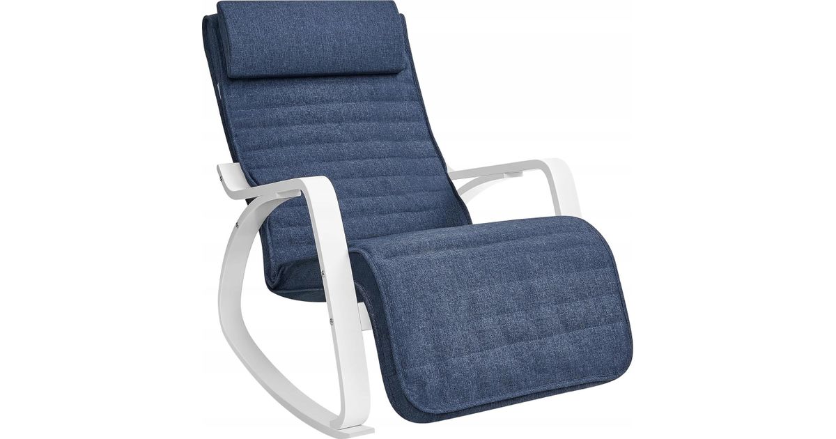 Songmics Rocking Chair with Armrests Birch Wood Rocking Chair 5-Way ...