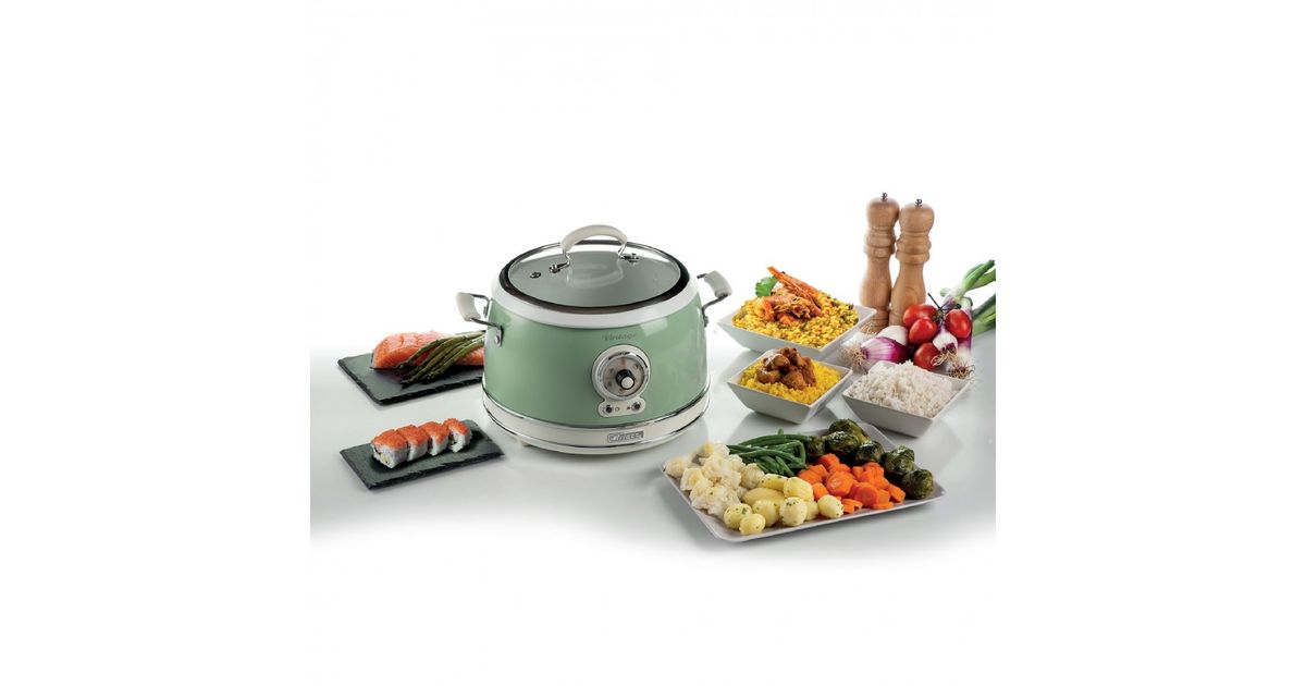 Ariete Retro Slowcooker & Ricecooker - Green