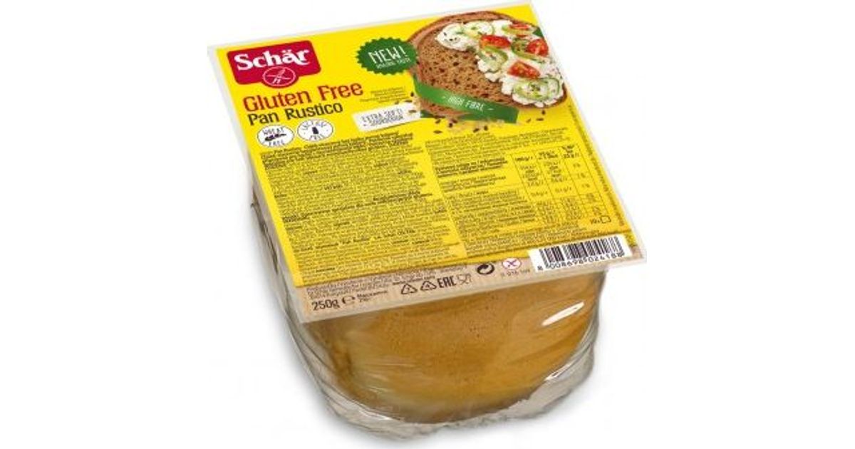 Schar Pan Rustico glutenfree country bread 250 g Schar Kakao ja