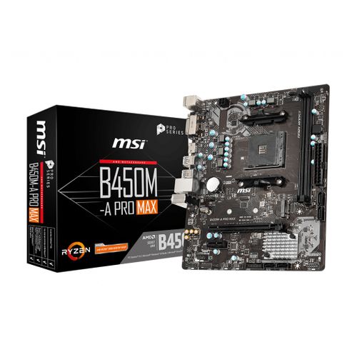 MSI B450M-A PRO MAX motherboard AMD B450 Socket AM4 micro ATX ...