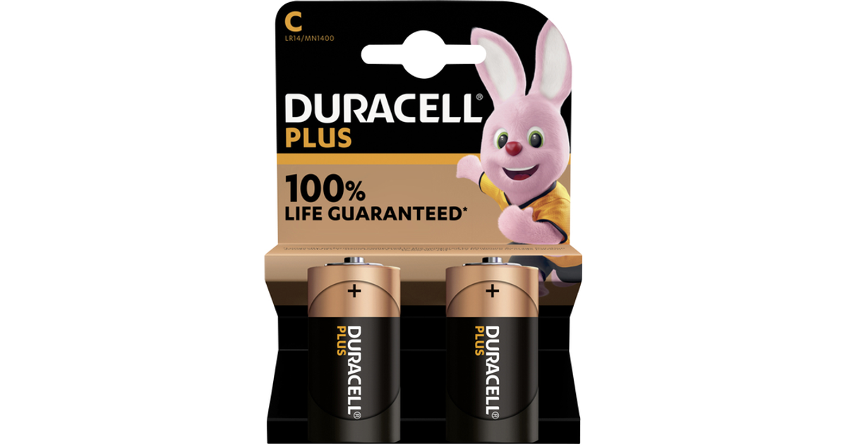 Duracell Batteries 2 x C Plus Power Battery Alkaline LR14 1.5V MN1400