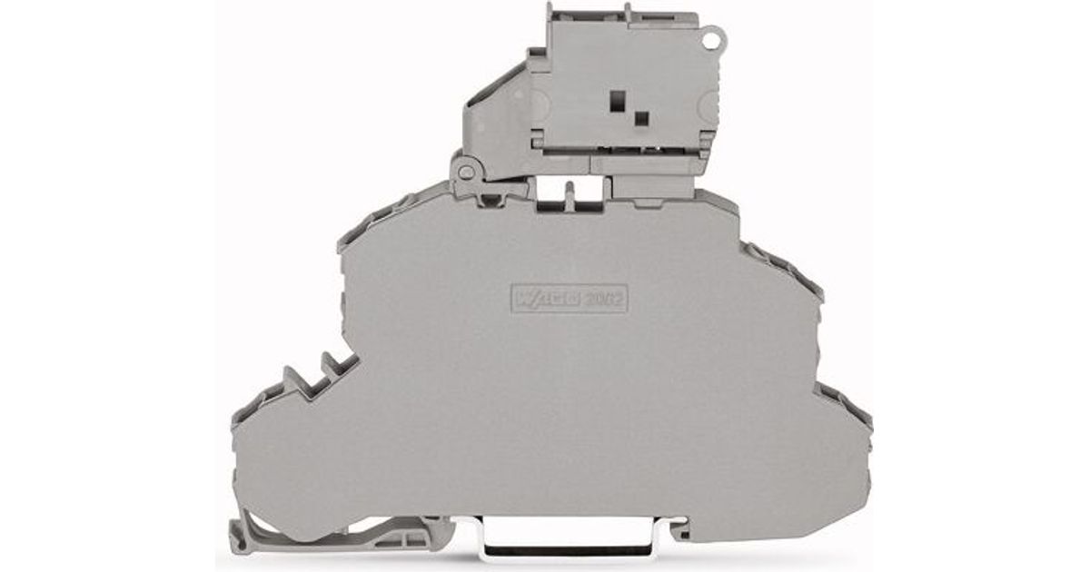 Wago Twodeck fuse terminal block with hinged fuse holder (20022611