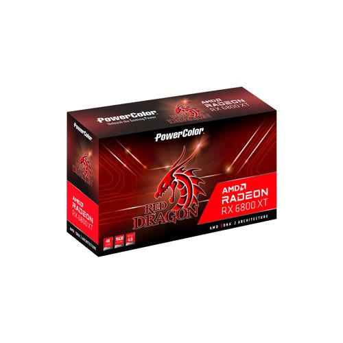 PowerColor Red Dragon AMD Radeon RX 6800 XT 16GB GDDR6 Graphics Card For  Parts