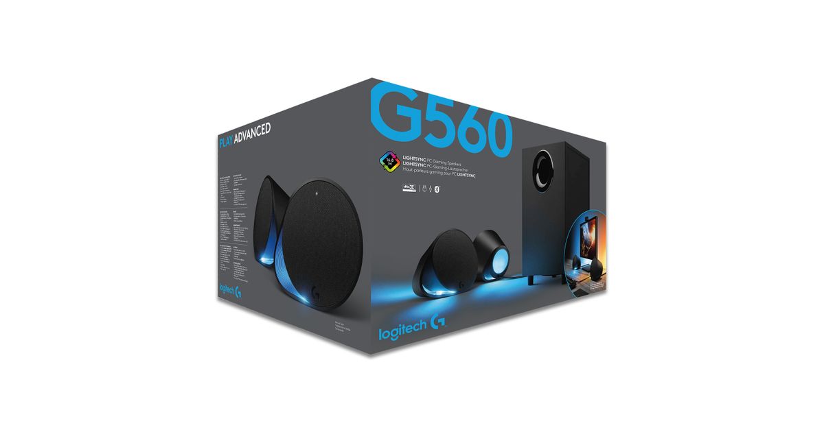 Parlantes G560 LIGHTSYNC PC Gaming - Gaming - Logitech G - Logitech