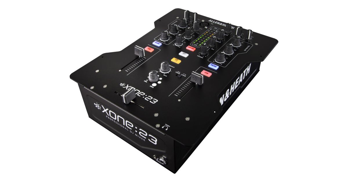 Allen&Heath XONE 23 DJ Mixer, black, 2-Channel, 1xMic, 2xPhono/Line, FX  Send, 2x Headphone Output (3.5mm / 6.35mm) - Mixer consoles - DJ and studio  equipment - Audio-video - MT Shop