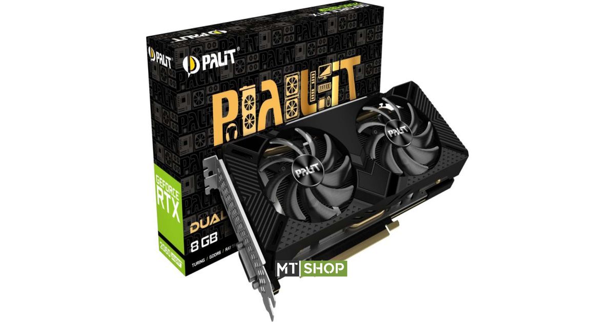 Palit GeForce RTX 2060 SUPER Dual 8GB GDDR6 graphics card  (NE6206S018P2-1160A) - Graphics cards - Graphics cards & accessories -  Computer Components - MT Shop