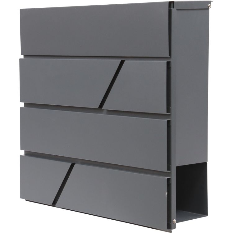 Tootefoto - Mailbox Haushalt PW-612-6, grey, 10.5 cm x 37.1 cm x 36.2 cm