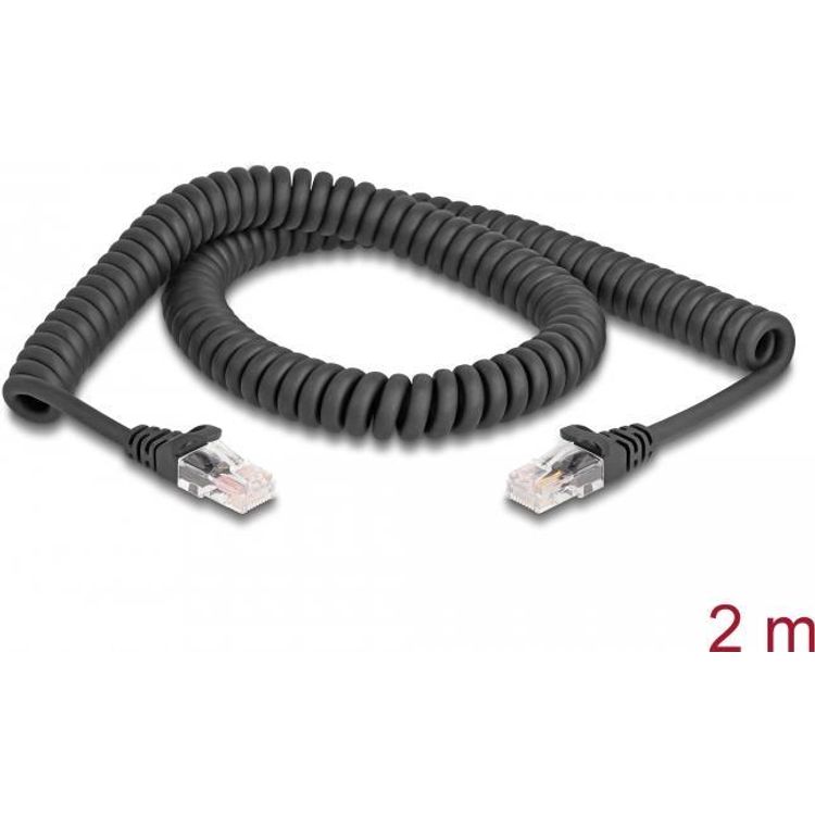 Tootefoto - DeLOCK 87993 v rgukaabel Must 2 m Cat5e