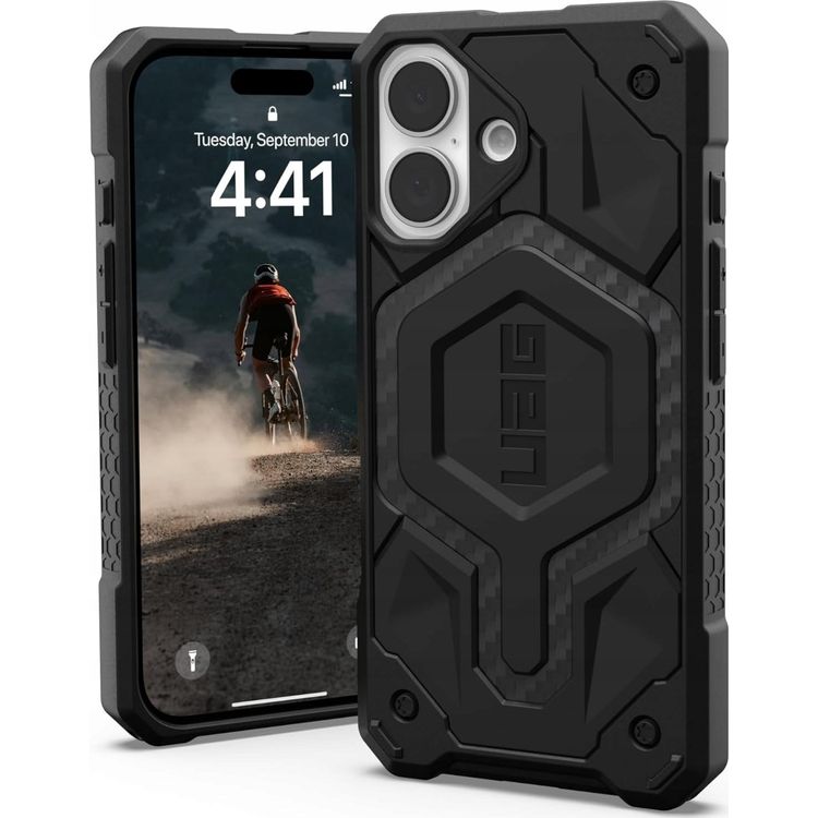 Tootefoto - UAG Urban Armor Gear Monarch Case | Apple iPhone 16 | carbon fiber | 114462114242 (114462114242)