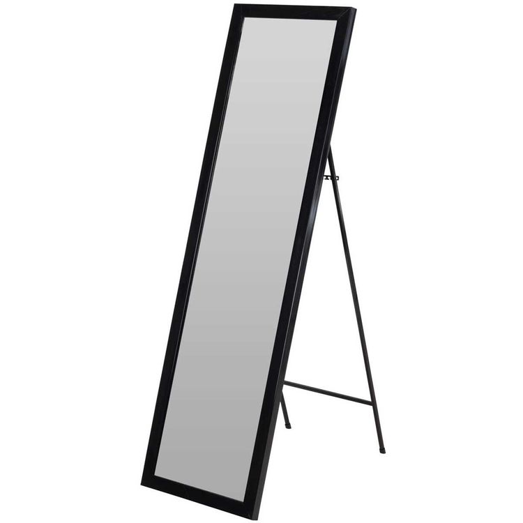 Tootefoto - Home Styling Collection Ristk likukujuline seisupeegel 126 cm, must