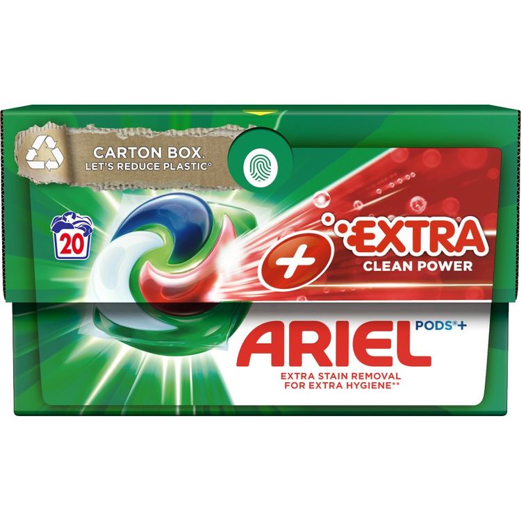 Tootefoto - CZAPKI DO PRANIA ARIEL EXTRA CLEAN 20SZT