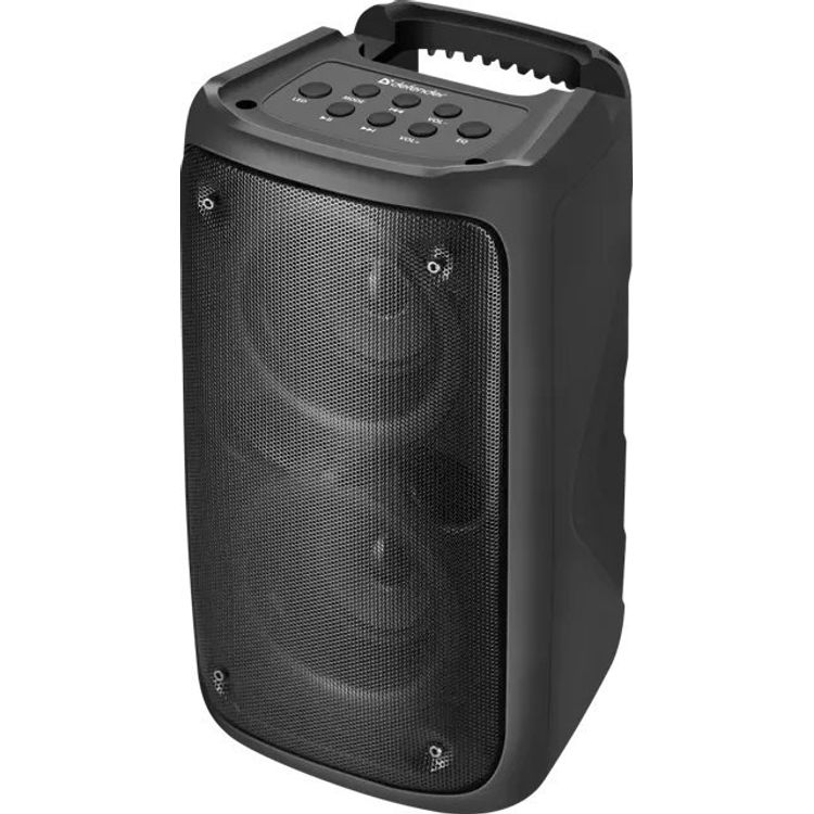 Tootefoto - Speaker Defender BOOMER 20 Bluetooth 20W MP3 / FM / SD / USB / AUX / TWS / LED / MIC KARAOKE black