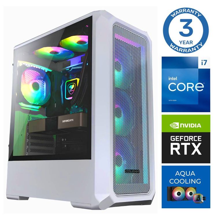 Tootefoto - INTOP AQUA i7-14700F 16GB DDR5 500SSD M.2 NVME+4TB RTX5060Ti 8GB no-OS
