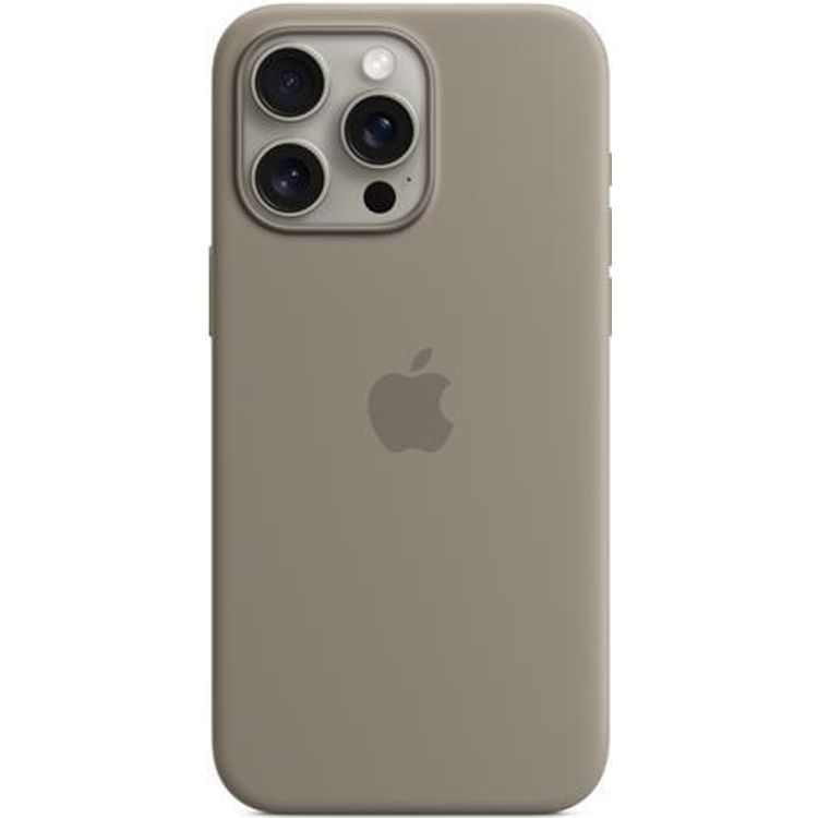 Tootefoto - Apple Silicone Case f r iPhone 15 Pro Max mit MagSafe clay