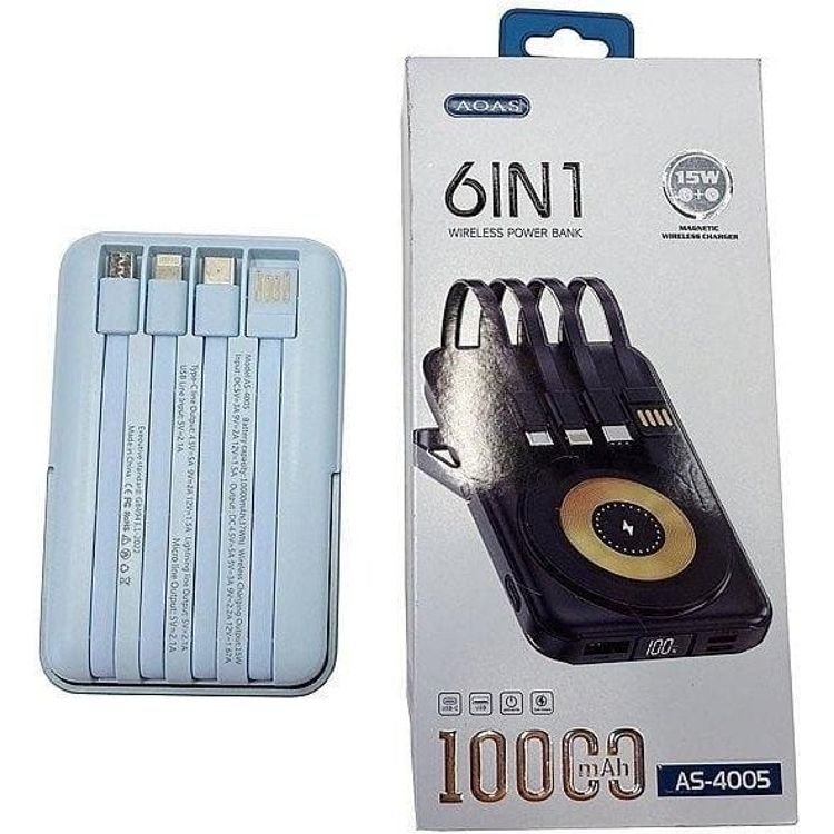 Tootefoto - Powerbank 6w1 10000 mAh