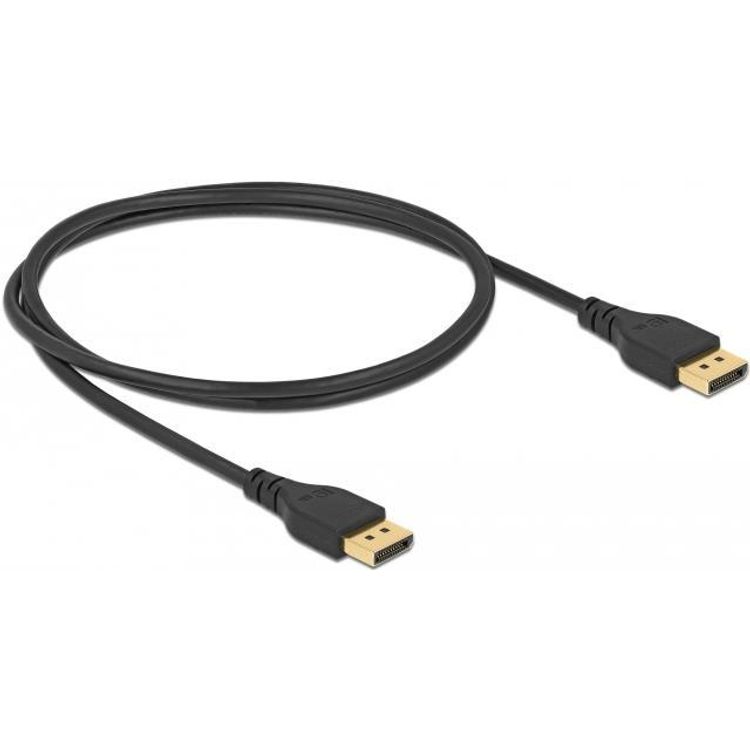 Tootefoto - DeLOCK - DisplayPort-Kabel - DisplayPort (M) bis DisplayPort (M) - DisplayPort 1,4 - 1,0m - 8K Unterst tzung - Schwarz (85909)
