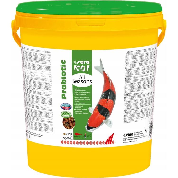 Tootefoto - Sera Koi All Seasons Probiotic 7 kg - pokarm specjalny