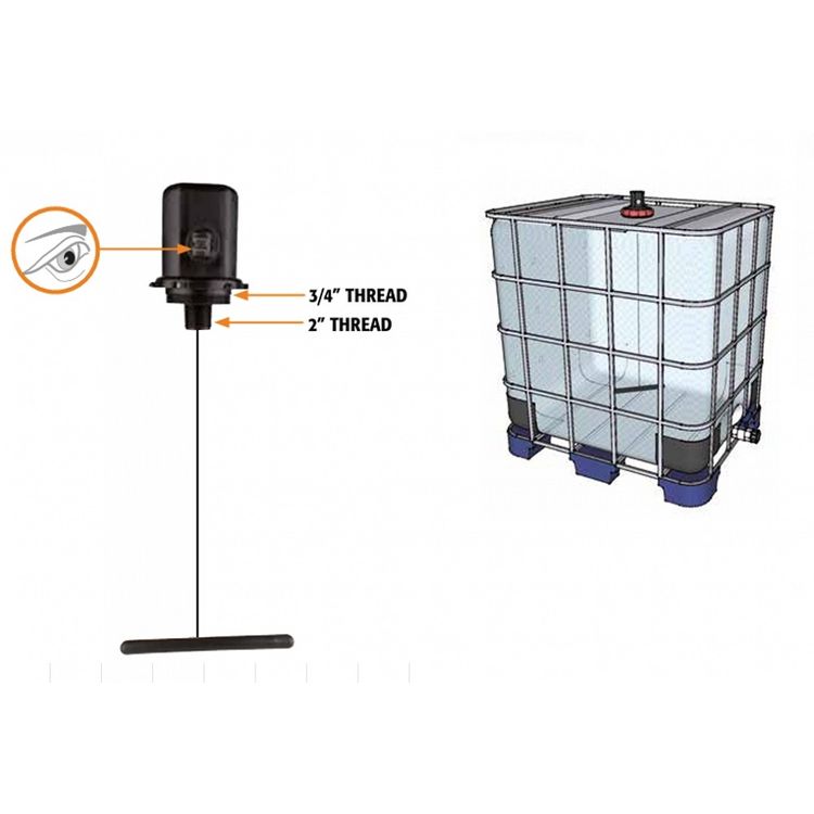 Tootefoto - Tasemen idik 1000L Ibc 2" Ja 3/4" Keermed. 1771.Ekl Apac