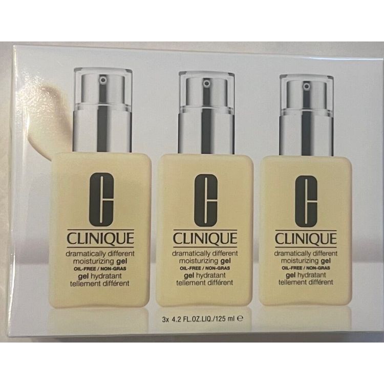 Tootefoto - Clinique Set Trio, Clinique, dramaatiliselt erinev n ohooldus, parabeenivaba, niisutav, p ev ja , geel, n ole, 3 tk, 125 ml naistele