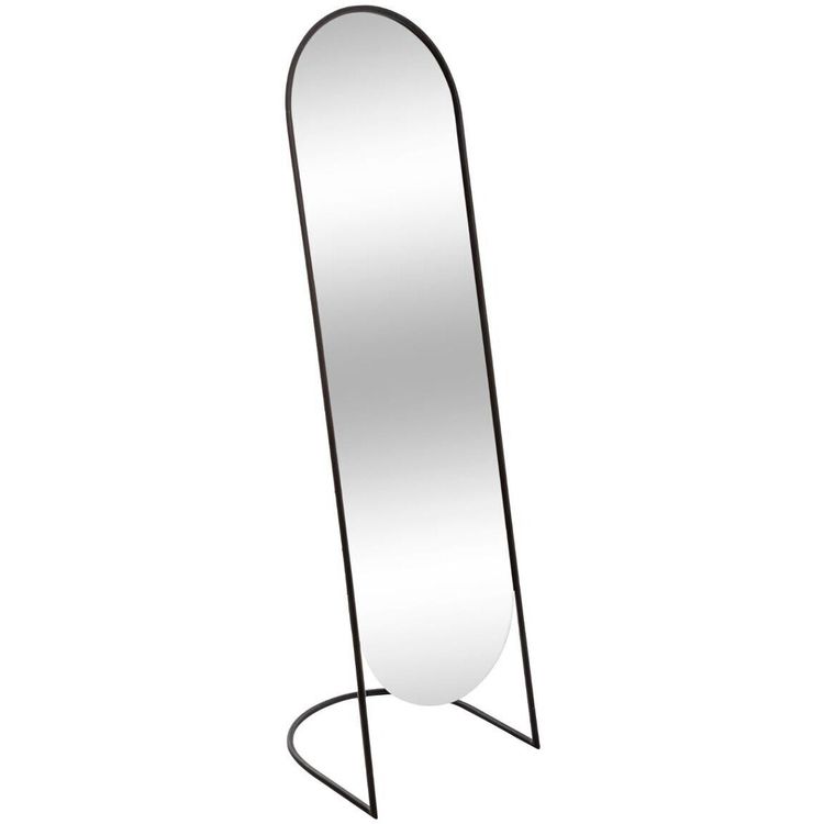 Tootefoto - Suur metallraamis seisev peegel JEF, 39,5 x 136 cm