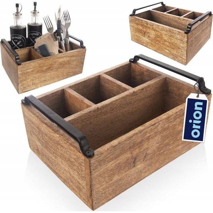 Tootefoto - Orion MANGO puidust alus s giriistade, kastmete ja maitseainete jaoks