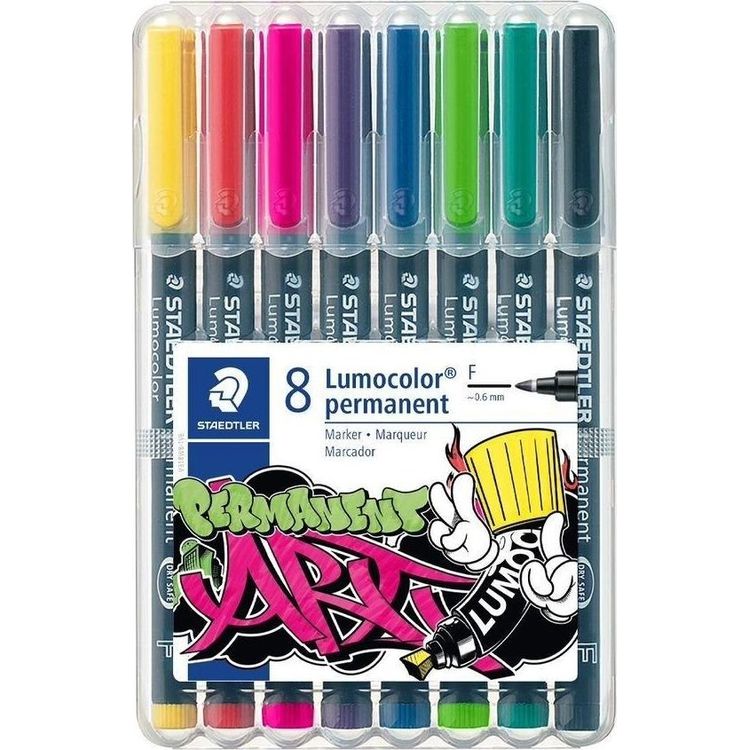Tootefoto - Staedtler Foliopis Lumocolor ART F wodoodporny 8 kolor w