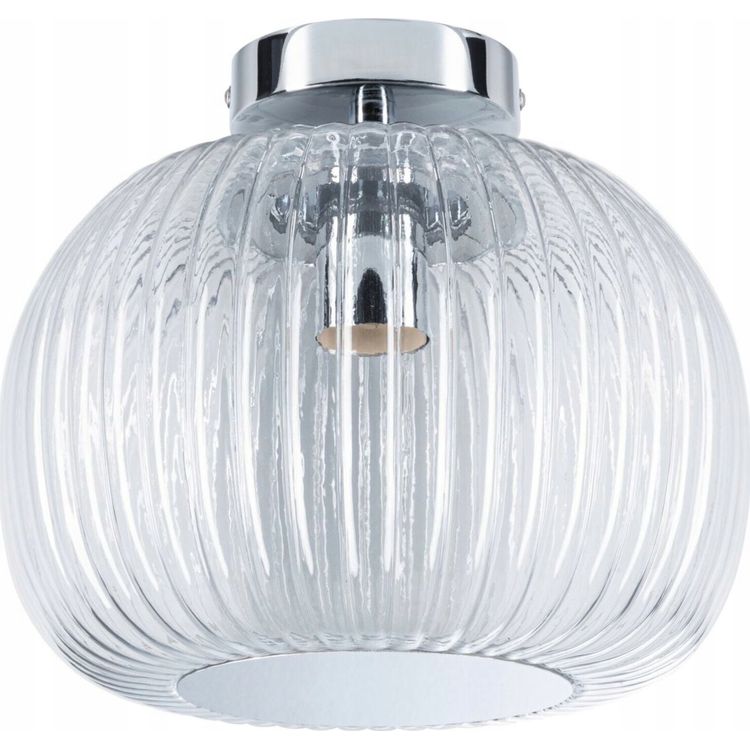 Tootefoto - Paulmann laelamp RUYA vannitoa laekinnitus E27 max. 60W IP44 230V kroom/klaas