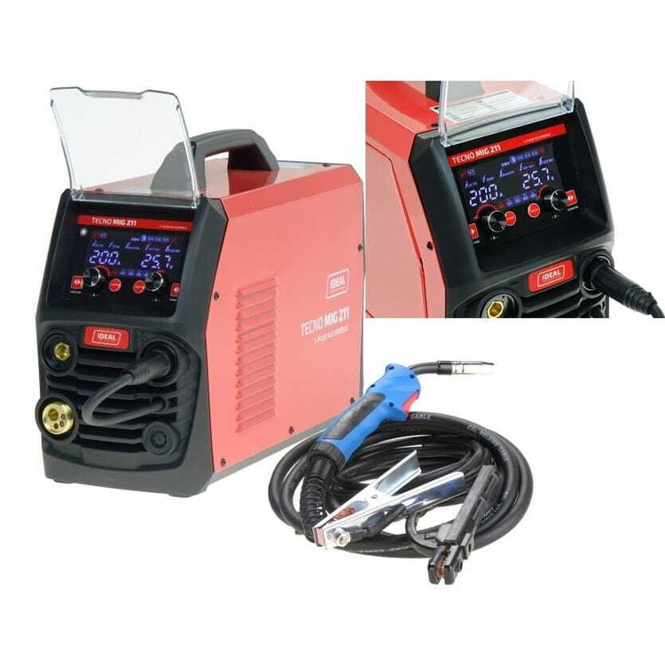 Tootefoto - Ideaalne POOLAUTOMAATNE KEEVITUSMASIN TECNOMIG 211 S-PULSE ALU SYNERGIC