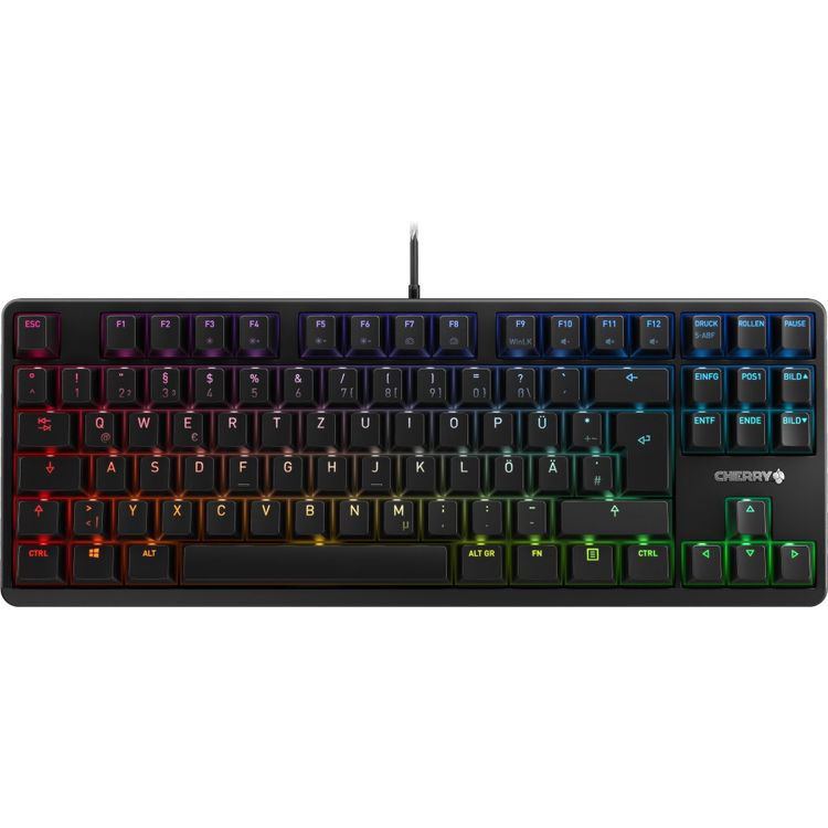 Tootefoto - CHERRY G80-3000N RGB TKL klaviatuur USB QWERTZ Saksa keel Must