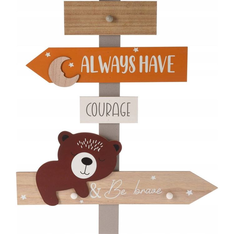 Tootefoto - Home Styling Collection Zoo laste riidepuu, 44 x 3,5 x 51,5 cm