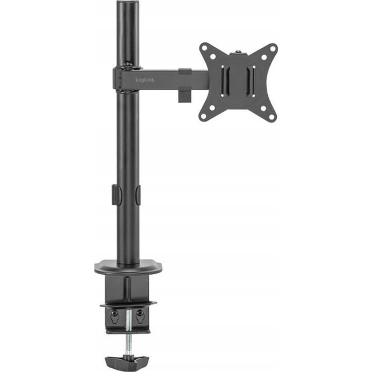Tootefoto - LogiLink Monitorarm, Arml nge: 200 mm, schwarz mit Tischklemme, Tragkraft: 9 kg, aus schwarzem Stahl, - 1 St ck (BP0170)