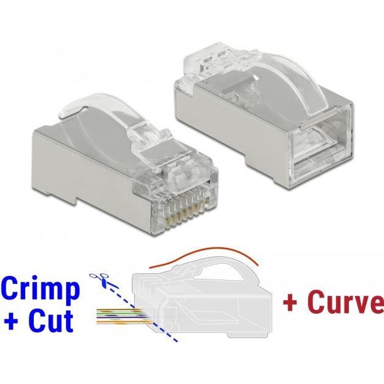 Tootefoto - DeLOCK 86474 juhtmepistmik RJ-45 L bipaistev