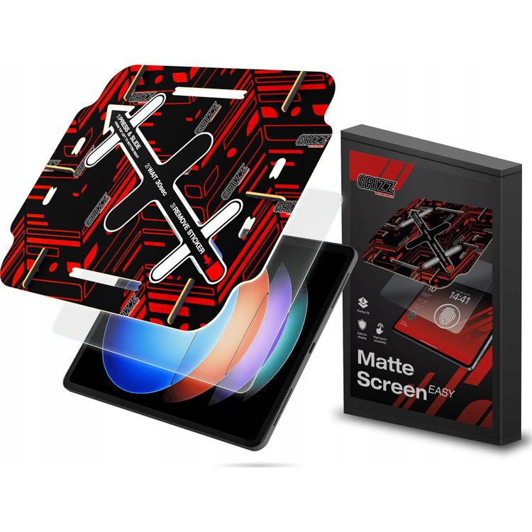 Tootefoto - GrizzGlass Folia matowa GrizzGlass MatteScreen Easy do Xiaomi Pad 6S Pro 12.4