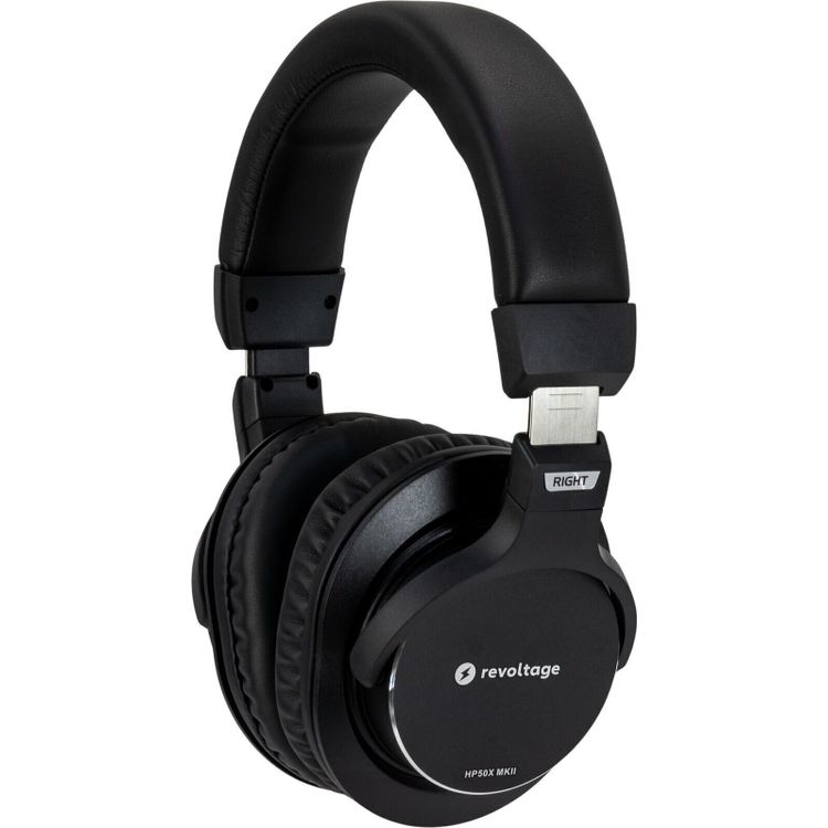 Tootefoto - Revoltage HP50X MKII Black On-ear Headphones (Just unboxed)