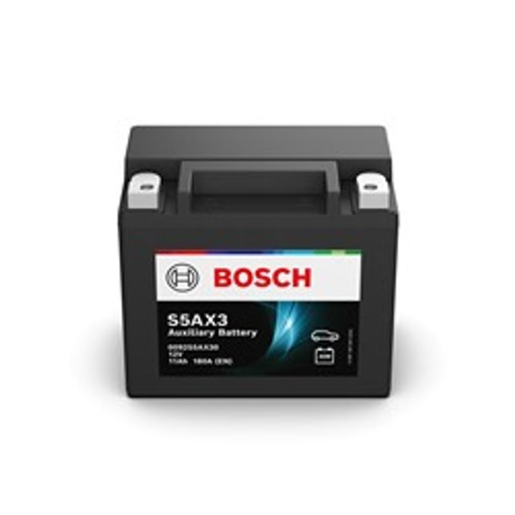 Tootefoto - Aku BOSCH 12V 11Ah/180A AUXILIARY (L+ standard) 150x87x130 B00 lisa aku