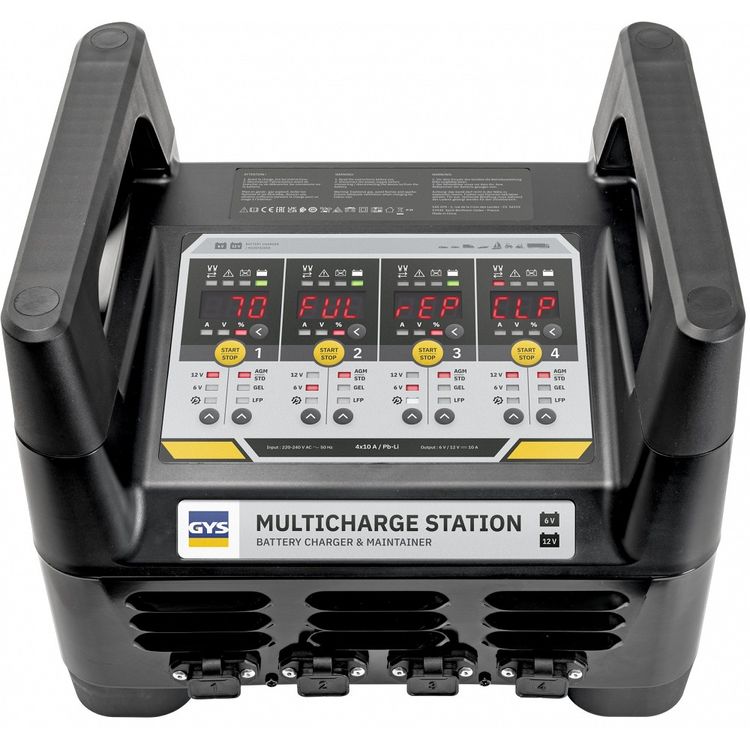 Tootefoto - Akulaadija Multicharge Station 4X10A / Pb-Li Gys