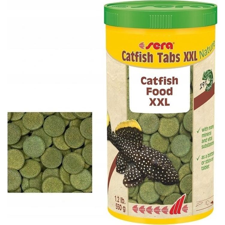 Tootefoto - Sera Catfish Tabs Nature XXL 1.000 ml, tabl. - pokarm dla bocji i ryb sumokszta tnych
