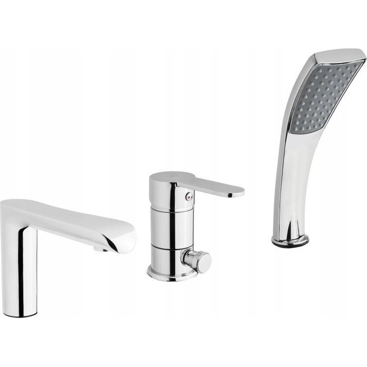 Tootefoto - 3- HOLE BATH TUB MIXER SIROS CHROME