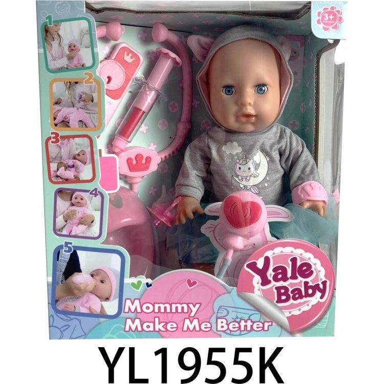 Tootefoto - Jokomisiada interaktiivne Marysia nukk + arsti tarvikud lastele 3+ liikuvad elemendid + helid + palavikuefekt