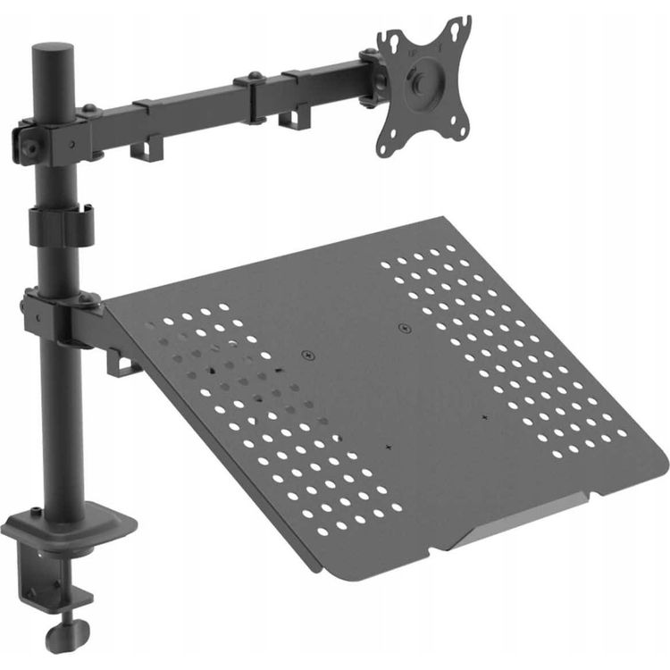 Tootefoto - Akyga Akyga AK-MB-04 lauahoidik monitorile ja s learvutile reguleeritav k sivars 10kg VESA 75x75mm / 100x100mm 15-32"