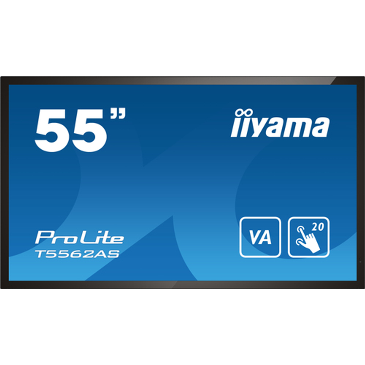 Tootefoto - Iiyama 138.8Cm(55)T5562As-B1 16:9 Touch 3Xhdmi+2Xusb(Speditionsversand)
