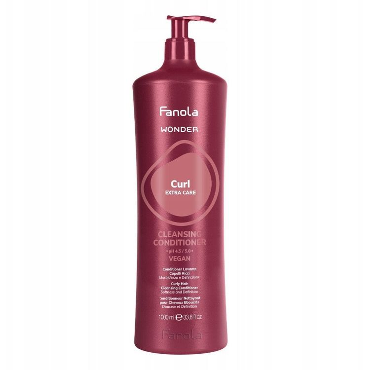 Tootefoto - Fanola Wonder Curl Extra Care Cleansing Brasesssi palsam lokkis juuste jaoks 1000 ml