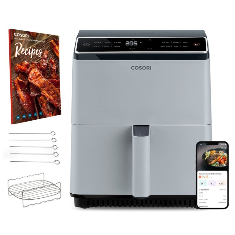 Tootefoto - Cosori Dual Blaze ksik 6,4 l Eraldiseisev 1750 W Kuuma hu frit r Helehall