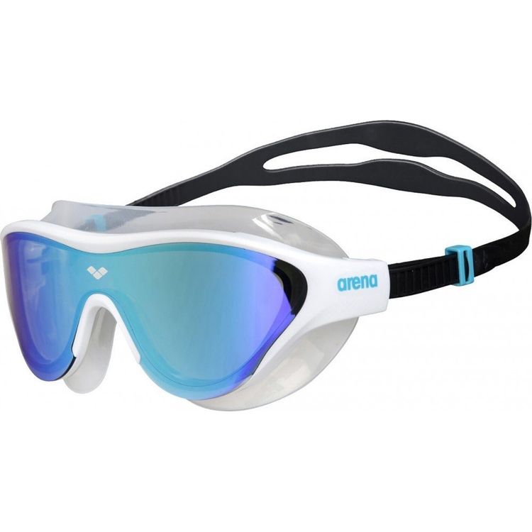 Tootefoto - Arena ujumisprillid/mask Arena Blue White Pooli jaoks