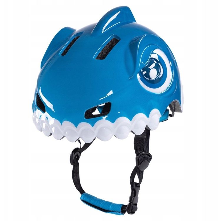 Tootefoto - Wozinsky laste jalgrattakiiver, dinosauruse motiiv S - sinine