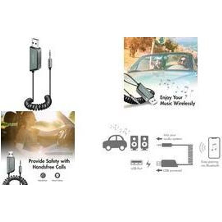 Tootefoto - LogiLink Bluetooth 5.3 Audio Receiver f r Fahrzeuge, schwarz zur kabellosen Tonwiedergabe ber das Fahrzeug, Reichweite: - 1 St ck (BT0065)