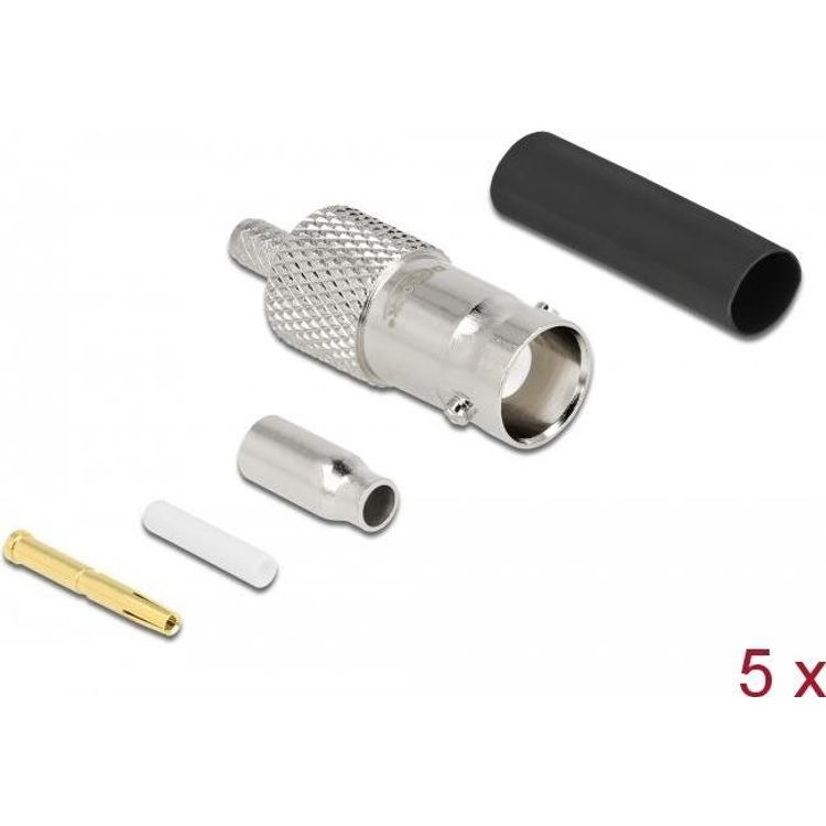 Tootefoto - DeLOCK 90014 koaksiaalpistik hendus BNC 5 tk 50