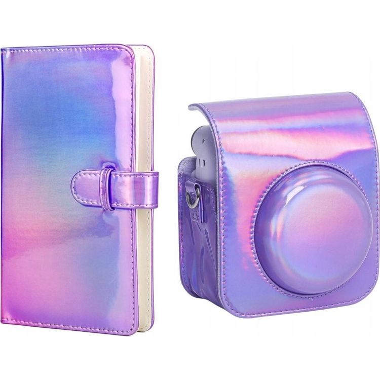 Tootefoto - LoveInstanti mbrise kaas Fujifilm Instax Mini 12 + 96 fotoalbumile / lilla v lklamp