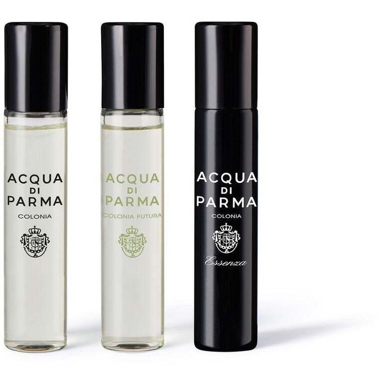 Tootefoto - Komplekt Acqua di Parma: Colonia, K lni vesi, Unisex, 12 ml + Colonia Futura, K lni vesi, meestele, 12 ml + Colonia Essenza, K lni vesi, meestele, 12 ml Unisex